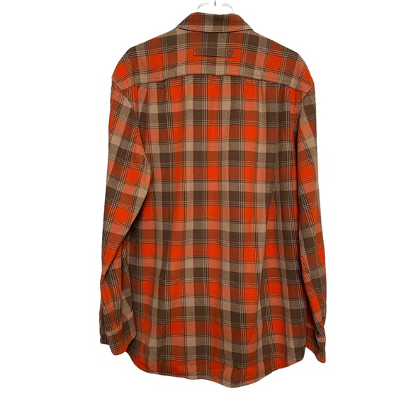 Men’s Duluth Trading Co flannel long sleeve shirt size L - Picture 2 of 6